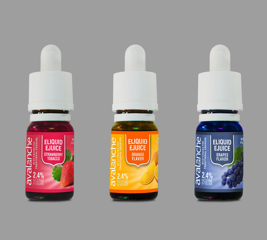 歐美風格電子煙油包裝設計