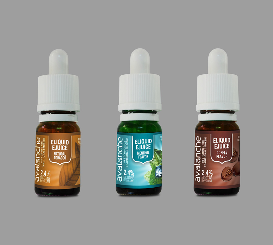 歐美風格電子煙油包裝設計